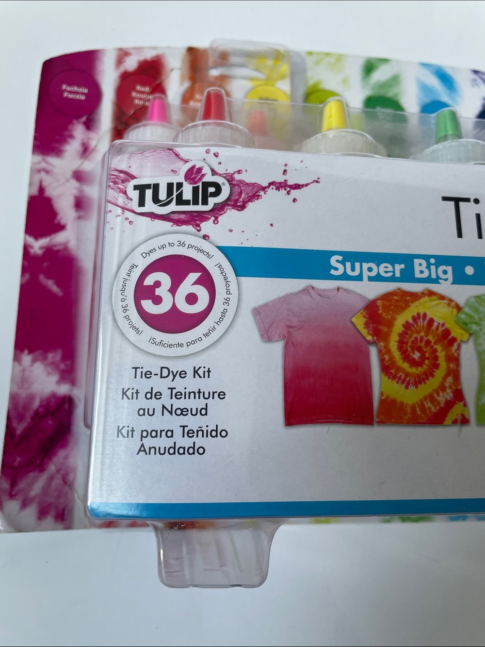 NIB One-Step Tie-Dye Kit – Multi-Color 36-Pack. - Picture 3 of 8